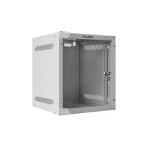 Lanberg WF10-2306-10S Rack-Schrank (6 HE; 329 mm / 280 mm / 310 mm; Wandmontage; Glas; 10"; Grau)