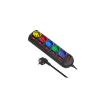MACLEAN 5-fach Steckdosenleiste MCE204M