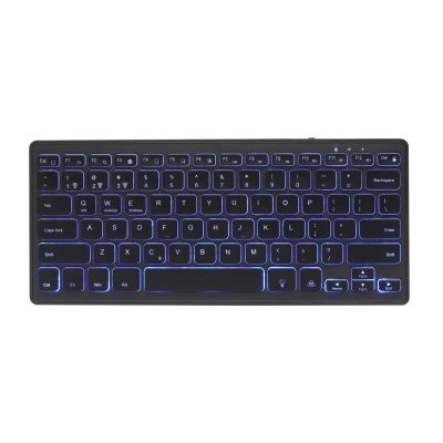2. Gembird KB-BTRGB-01-DE Universal-Bluetooth-Tastatur QWERTZ Deutsch Schwarz