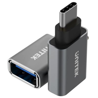 5. UNITEK Adapter USB Typ auf USB (F) Aluminium, Y-A025CGY