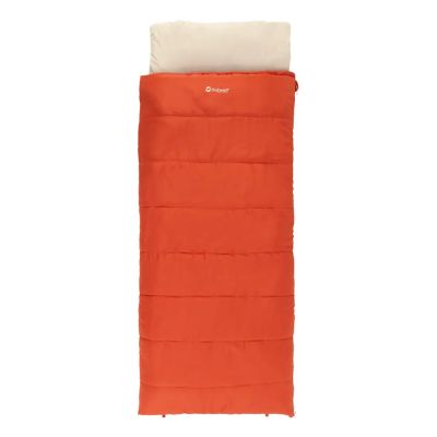 5. Outwell Contour Lux Rechteckiger Schlafsack für Erwachsene aus Polyester, Rot