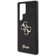 6. Guess Fixed Glitter Big 4G Metal Logo Hülle für Samsung Galaxy S25 Ultra schwarz