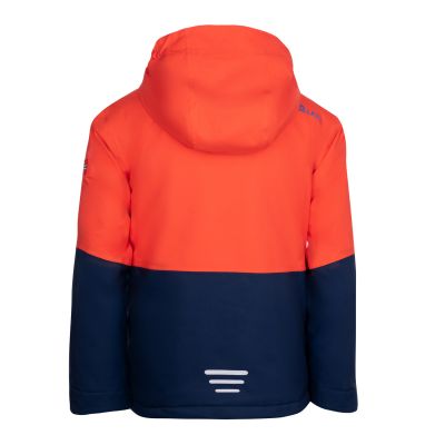 2. Trollkids Kinder Hallingdal Jacke Outdoor Orange/Navy (226-705)