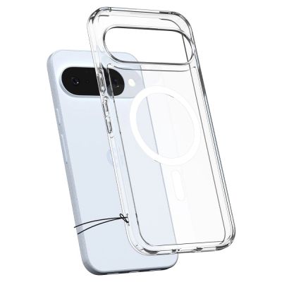 11. Spigen Ultra Hybrid Mag MagSafe Case für Google Pixel 10 / 10 Pro - Klar und Weiß