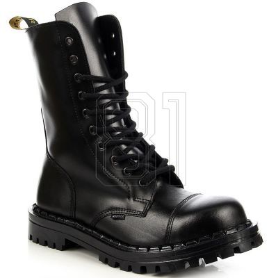 11. Gregor M GRE1062B nicht isolierte Kampfstiefel, schwarz