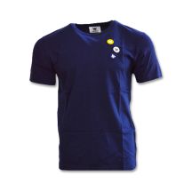 Wood Ace Patches T-Shirt Marineblau - 10235704-2222-Navy