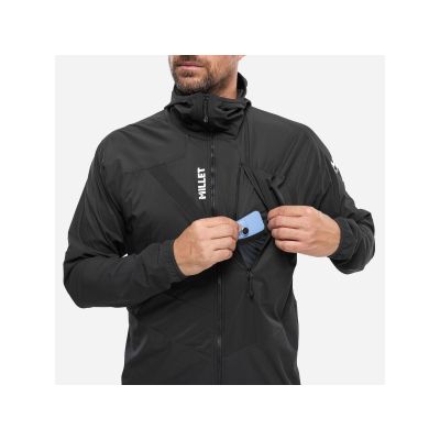 5. MILLET M RUTOR XCS AIR HOODIE Herren Skijacke schwarz