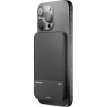 Native Union PB-5KMS-BLK-Q2 Powerbank 5000mAh mit kabelloser Ladefunktion, Schwarz