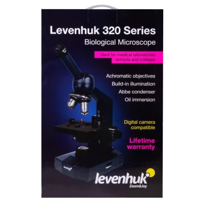 3. Levenhuk 320 BASE Monokulares Biologisches Mikroskop
