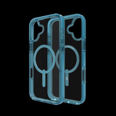 3. ZAGG Santa Cruz Snap MagSafe Hülle für iPhone 16 Plus – Blau