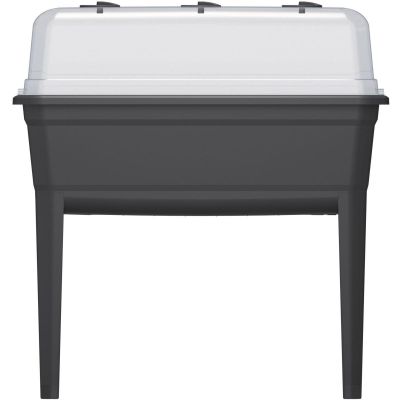 2. Stehendes Gewächshaus-Anzuchtbeet Respana Set Ecoline 74,6 x 77,7 x 36,8 cm Anthrazit