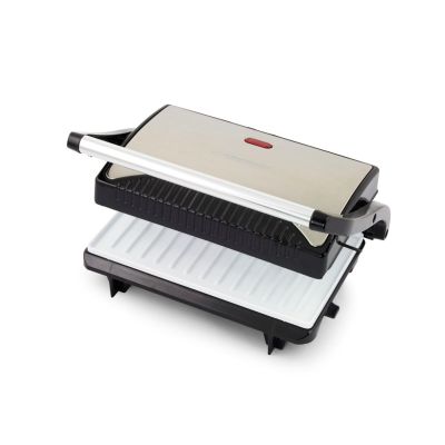 7. Esperanza Taleggio EKG006 elektrischer Tischgrill (Tisch geschlossen; 750 W; Edelstahlfarbe)
