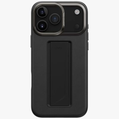 2. Uniq Heldro Pro Magclick Ladehülle für iPhone 17 Pro Max – Schwarz