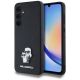 Karl Lagerfeld Saffiano Karl&Choupette Pin Hülle für Samsung Galaxy A35 – Schwarz