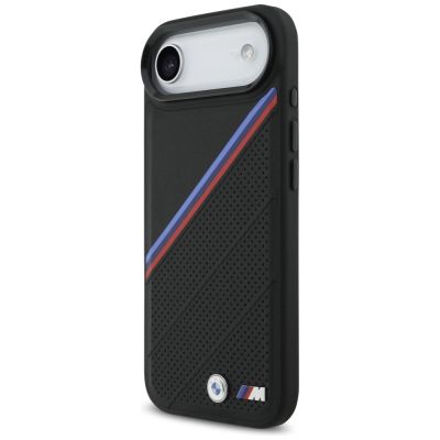 2. BMW M Tricolor Metal Logo MagSafe Case für iPhone 17 Air – Schwarz