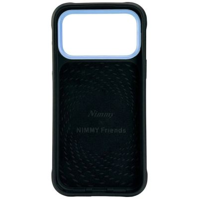 6. Nimmy Cool&Cute 2.0 Wolf Hülle für iPhone 17 Pro Max – Schwarz