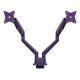 3. Arozzi AZ-ALZARE-NEO-DUO-PP Monitorhalter/Ständer 81,3 cm (32 Zoll) Schreibtisch Lila