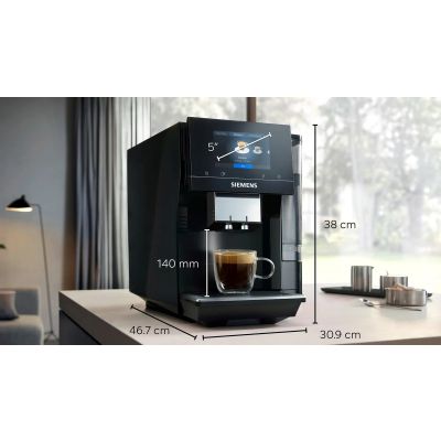 22. Siemens TP713RO9 EQ700 Espressomaschine (schwarz; 19 bar)