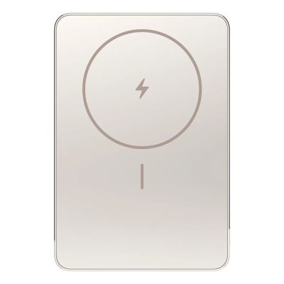 Xiaomi Super Slim Magnetische Powerbank 5000 Lithium-Ionen (Li-Ion) 5000 mAh Kabelloses Laden Sand