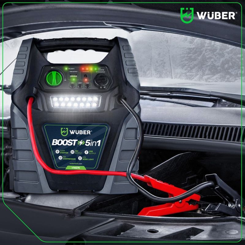 13. Boosterkompressor 5 in 1 mit Anlauffunktion W14270 WUBER