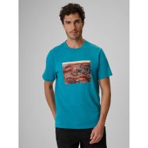 Herren-T-Shirt mit Aufdruck, regulär, Größe 4F 4FRSS26TTSHM4238-35S