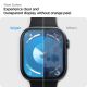 10. Spigen Elite Shield „EZ FIT“ 2-PACK Hybridglas für Apple Watch 10 (46 mm) – transparent