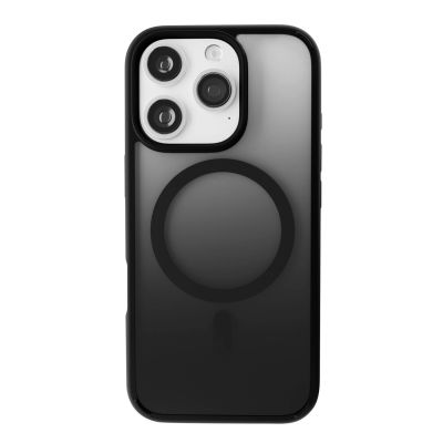 3. Puro Gradient MagSafe Silikonhülle für iPhone 16 Pro – Schwarz