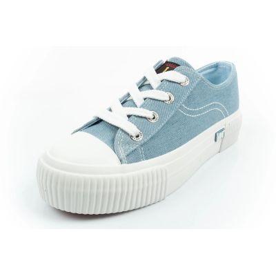 3. Lee Damen-Sportschuhe Isla Sneakers blaue Plateau
