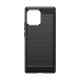 4. Carbon Case Silikonhülle für Motorola Edge 40 Pro - Schwarz