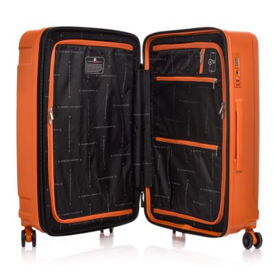 24. SwissBags Tourist Großer Koffer 77cm Orange