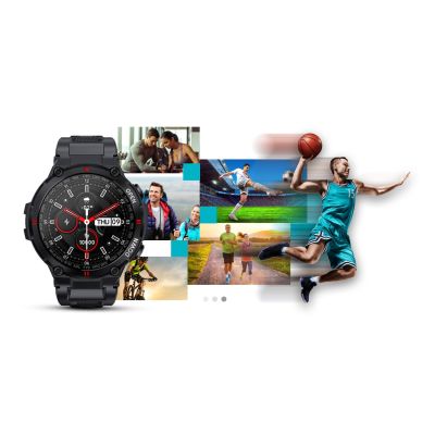 7. Smartwatch GIEWONT Schwarz GW430-1