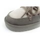 15. D.Franklin Damen Winter Schneestiefel Modische isolierte Stiefeletten Grau