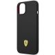 6. Ferrari FEHCP14MSIBBK iPhone 14 Plus 6.7" schwarz/schwarz Hardcase Silikon-Metall-Logo