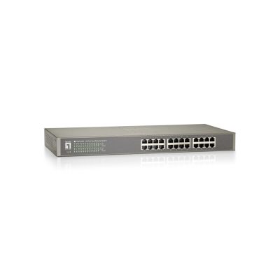 LevelOne FE 24-Port 19" 100Mbps Switch