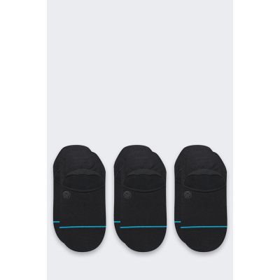 2. Stance Icon No Show 3er-Pack Sneaker-Socken Schwarz 3 Paar