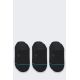 2. Stance Icon No Show 3er-Pack Sneaker-Socken Schwarz 3 Paar