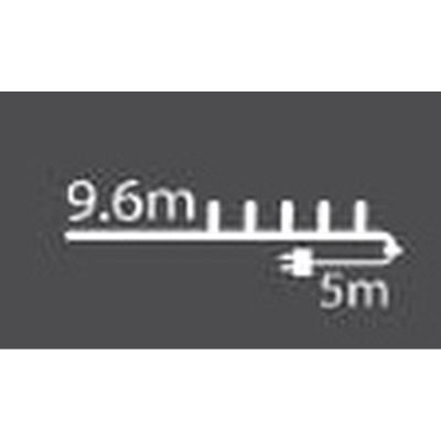 8. Weihnachtsbaumbeleuchtung, 96 LED RGB-Lichterkette mit Fernbedienung