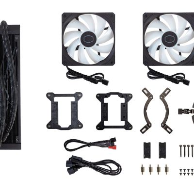 6. Cooler Master CPU-Wasserkühler MasterLiquid 240L Core ARGB MLW-D24M-A18PZ-R1