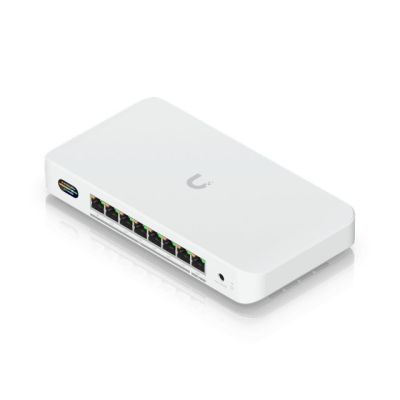 6. Ubiquiti UDB-Switch 2,5G Ethernet (100/1000/2500) PoE-Unterstützung Weiß