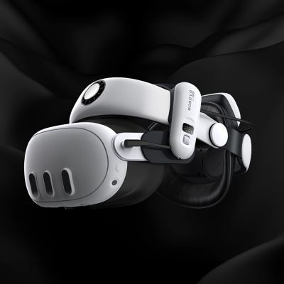 4. BoboVR S3 Pro Kopfband für Meta Quest 3 VR-Headset + B100 externer Akku – Schwarz und Weiß