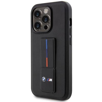 2. BMW Grip Stand Hot Stamp iPhone 14 Pro Hülle - Schwarz