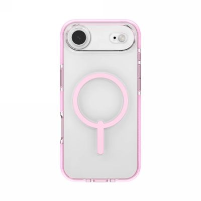2. ZAGG Santa Cruz Snap MagSafe Hülle für iPhone Air – Transparentes Pink