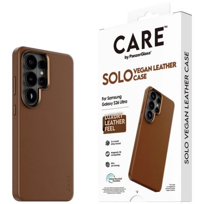 5. CARE by PanzerGlass Solo Qi Hülle für Samsung Galaxy S26 Ultra – Braun