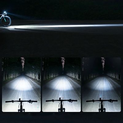 5. Rockbros RHL400 Fahrrad-Frontlicht 400 lm USB-C - Schwarz