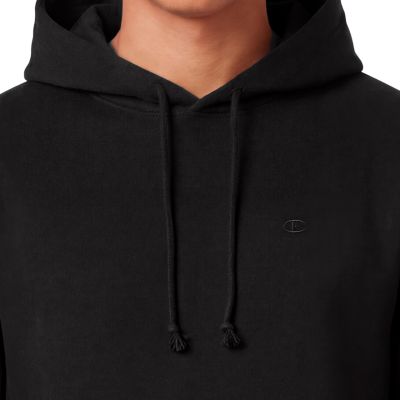 4. Champion Herren-Hoodie-Sweatshirt Schwarz 220783 KK001
