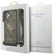 7. Guess 4G Big Logo Cord Strap Crossbody Case für iPhone 17 - Braun
