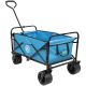 33. Deluxe Faltbarer Reise- und Strandbuggy 66x48x90cm mit Griff, Blau