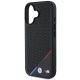 6. BMW M Perforierte Tricolor Line MagSafe Hülle für iPhone 16 Plus - Schwarz