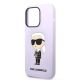 6. Karl Lagerfeld KLHCP14XSNIKBCU iPhone 14 Pro Max 6,7" Hardcase lila/lila Silikon Ikonik