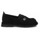 2. Damen-Ledermokassins mit Gummiband, schwarz, Filippo DP7947